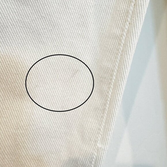 St. John Denim High Rise Straight Leg Signature Jeans Luxury Casual White 10 - Picture 7 of 11